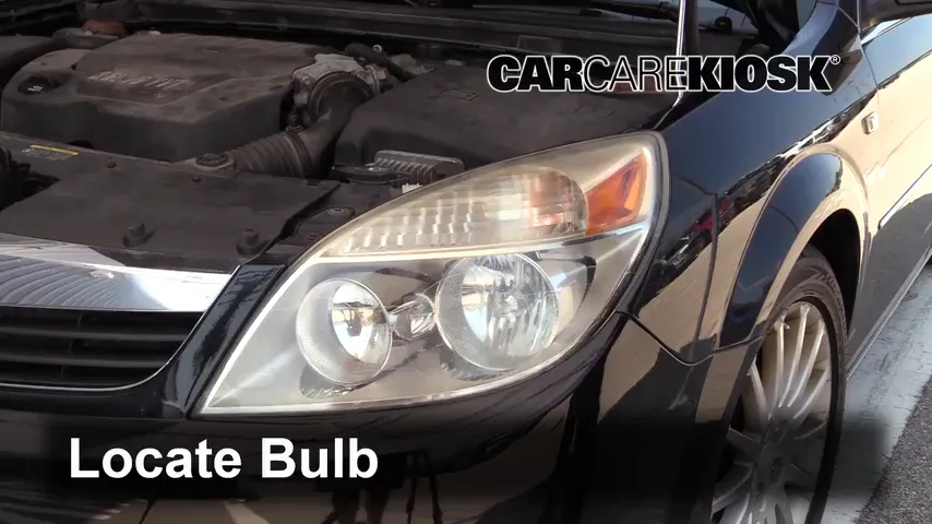 2009 Saturn Aura XR 3.6L V6 Luces Luz de estacionamiento (reemplazar foco)